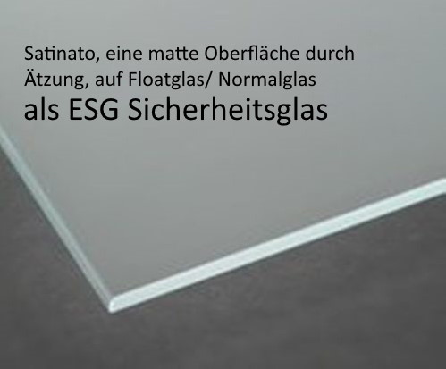 ESG Satinato Glas | Satiniertes Sicherheitsglas - Meitinger Glas - Glas